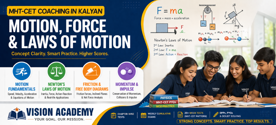 Motion, Force & Laws of Motion