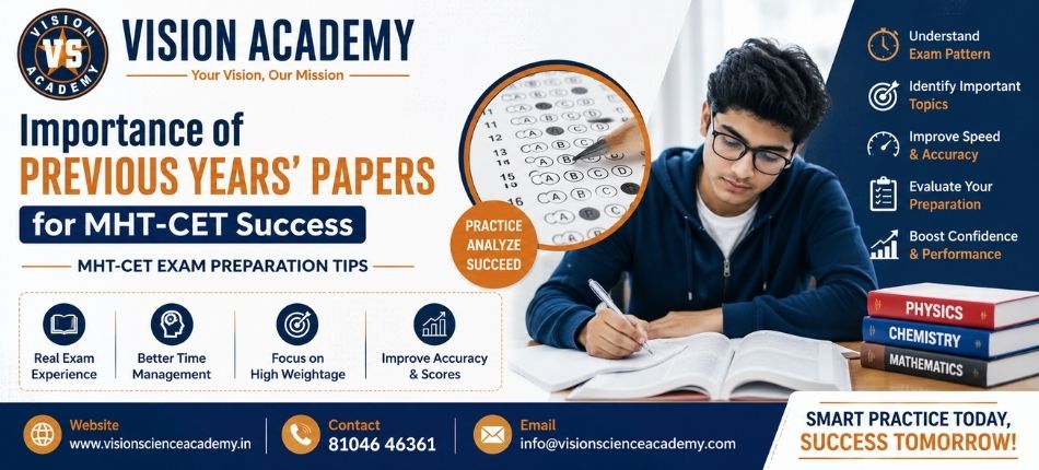 MHT-CET Exam Preparation Tips  | Vision Academy