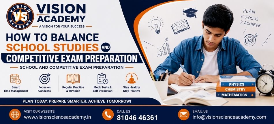 School and Competitive Exam Preparation | Vision Academy