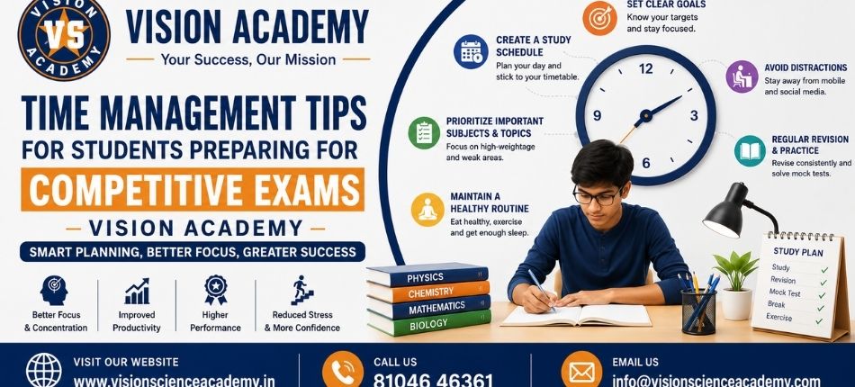 Time Management for Competitive Exams | Vision Academy