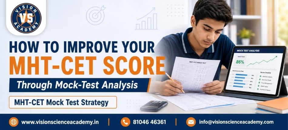 MHT-CET mock test strategy | Vision Academy