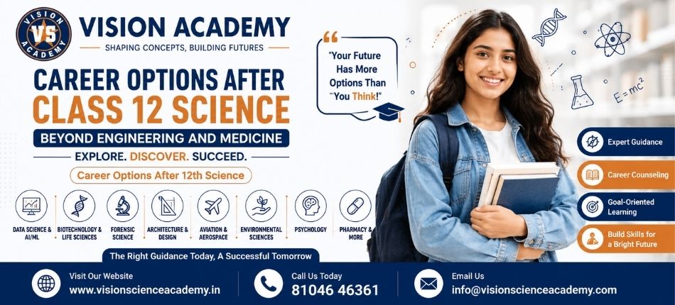 Career Options After 12th Science | Vision Academy