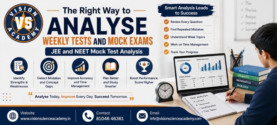 JEE and NEET Mock Test Analysis | Vision Academy