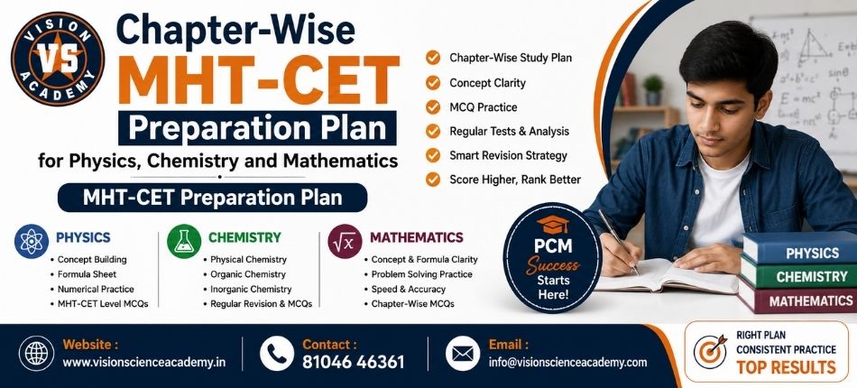 MHT-CET Preparation Plan | Vision Academy
