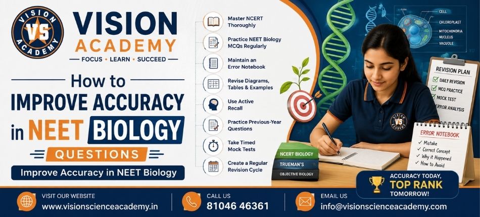 Improve Accuracy in NEET Biology | Vision Academy