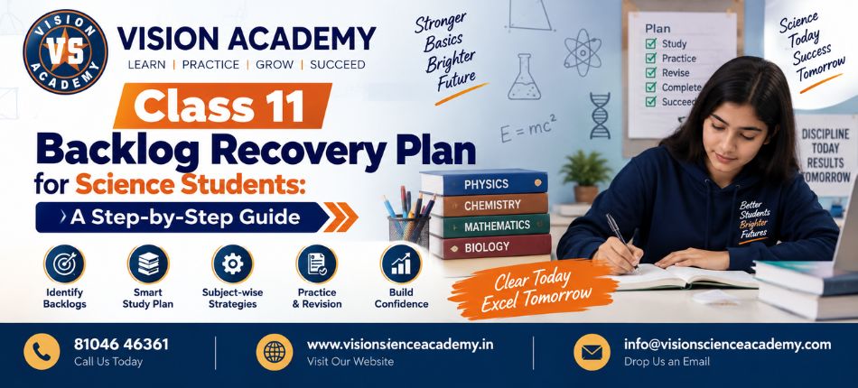 Class 11 Backlog Recovery Plan | Vision Academy