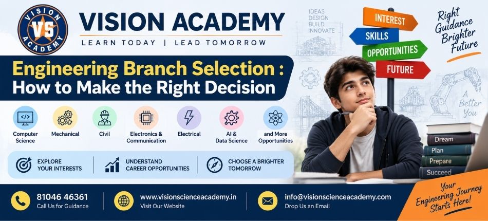 Engineering Branch Selection | Vision Academy